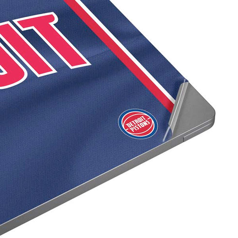 NBA Detroit Pistons Jersey Universal Laptop 16in (13 x 9.4in) Skin